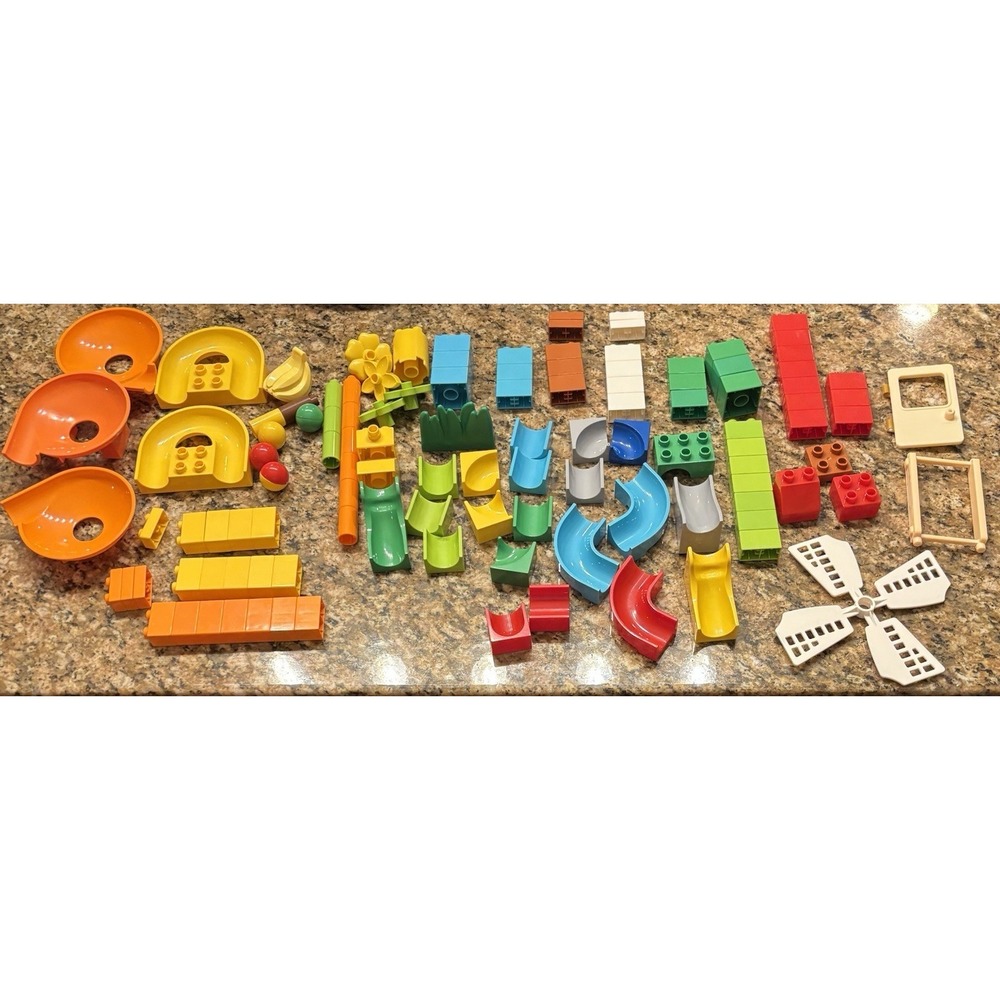 100 +Pcs Marble Run Pieces Replacements With Marbles